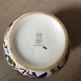pitcher in faience of Gien with the stamp of the workshop