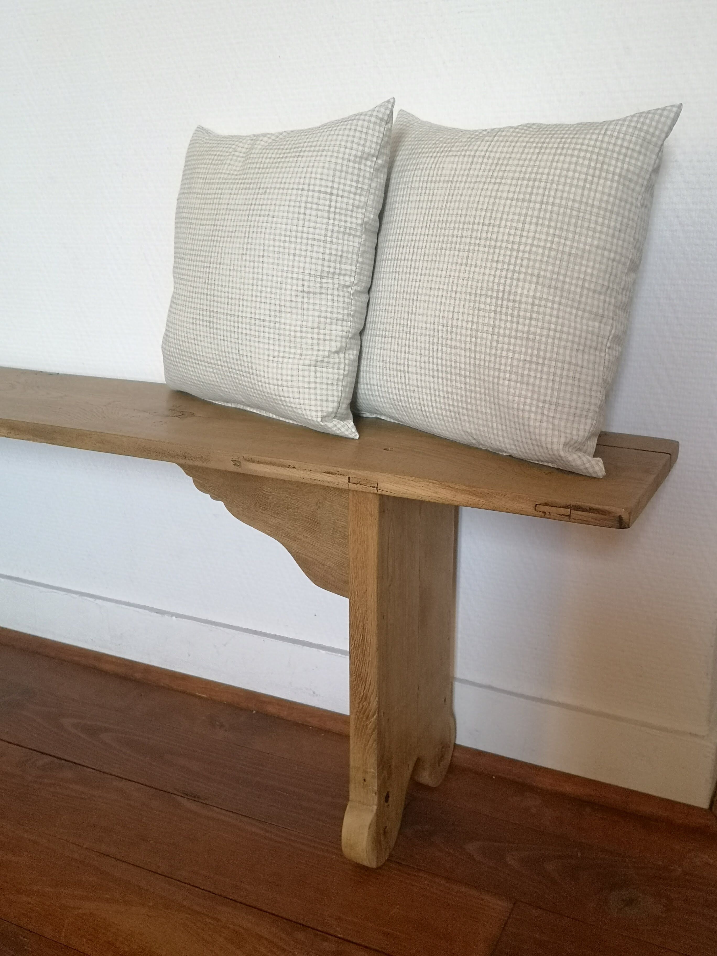 Vichy print cushion set