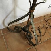 Art Deco wrought iron lamppost circa 1900
