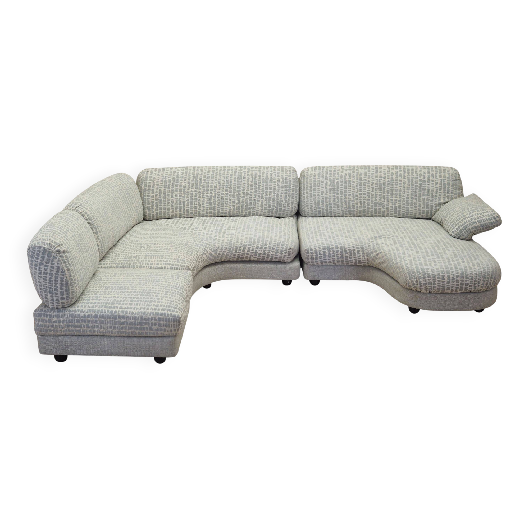 Modular corner sofa, Italian design, 1970s, production: Italy