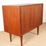 Small Danish teak sideboard model 42 by Kai Kristiansen, Feldballes.