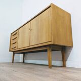 Vintage Scandinavian wooden sideboard