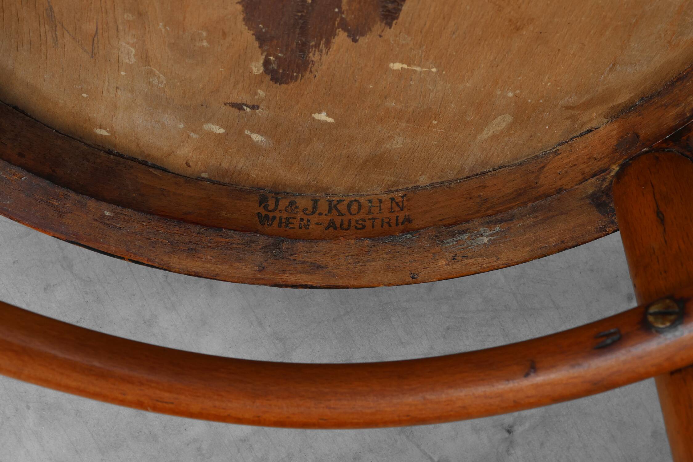 Art Deco Bentwood chair by J & J Kohn, Austria ca. 1910