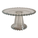 Glass cake dish
