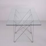 Max Sauze Dining Table With Foldable Base 1970s France