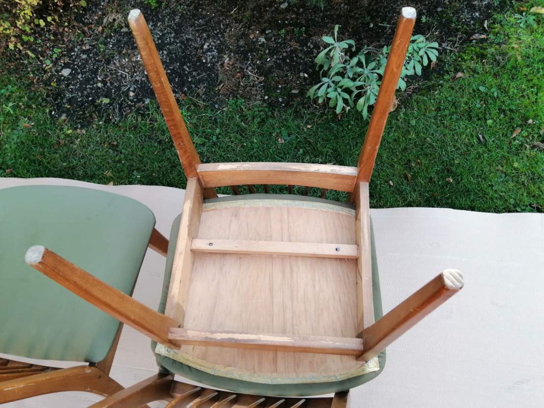 Set of four Scandinavian style chairs