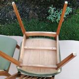Set of four Scandinavian style chairs