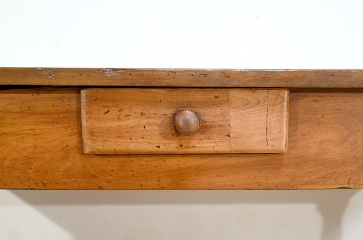 Property Farm Table in Cherry, Louis XIV style – Early 19th century