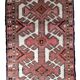 Tapis vintage Hamadan fait main