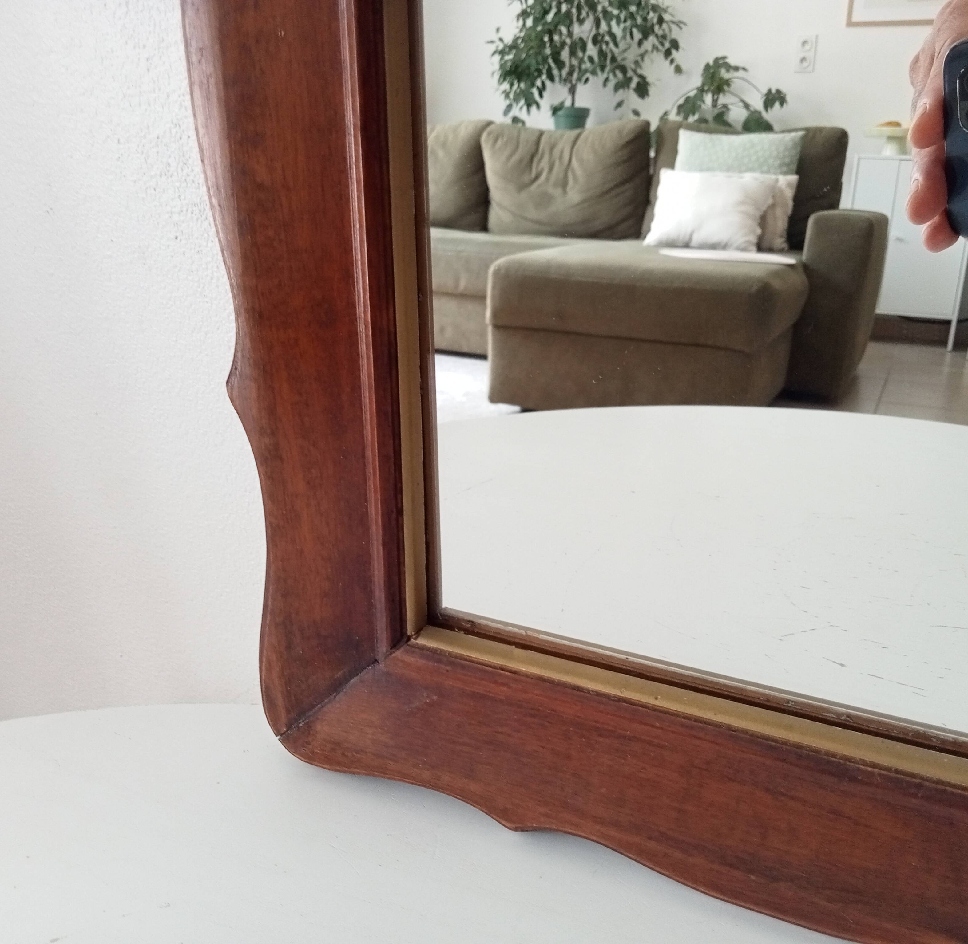 Rustic vintage mirror chic countryside