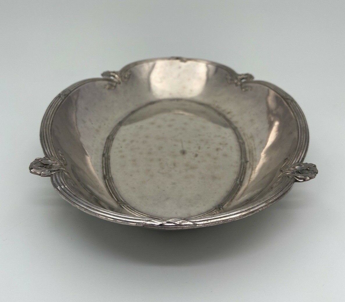 Silver metal panetiere louis xvi style 1900 goldsmith gallia 5401