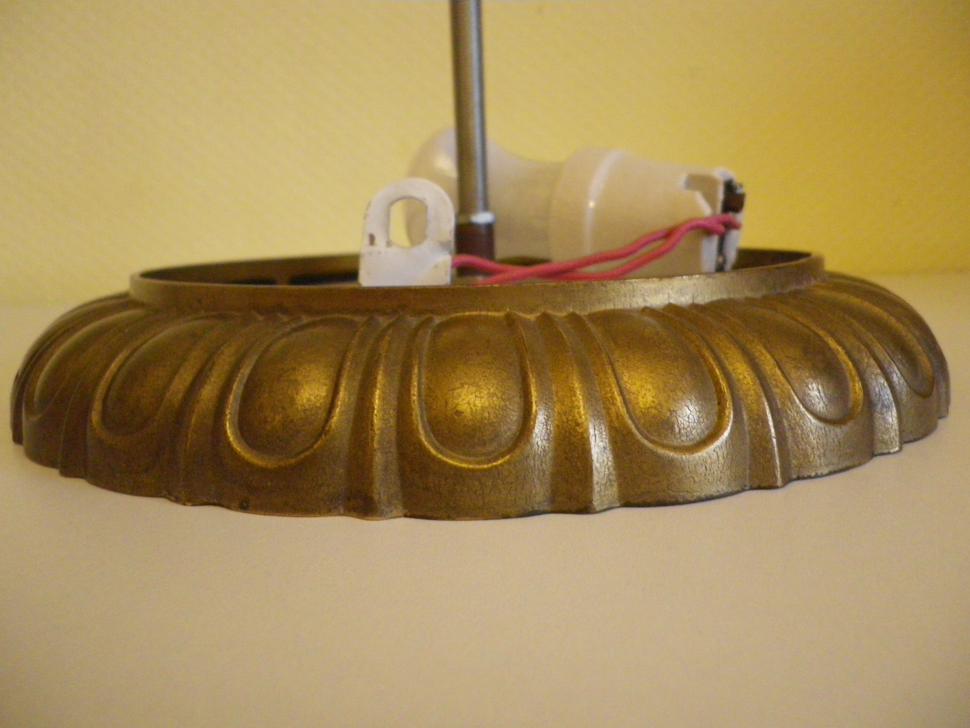 Art Deco-style plafonnier - 1970s