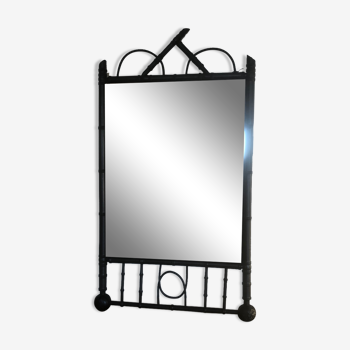 Miroir bois tourné 54x95cm