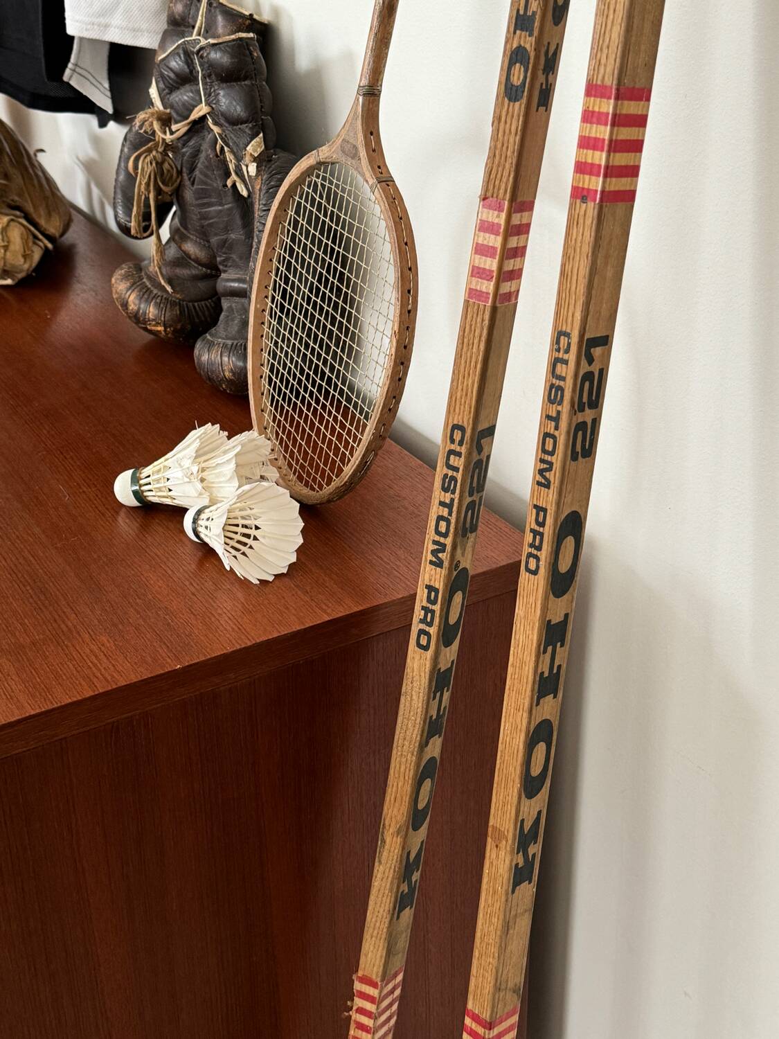 Vintage hockey stick