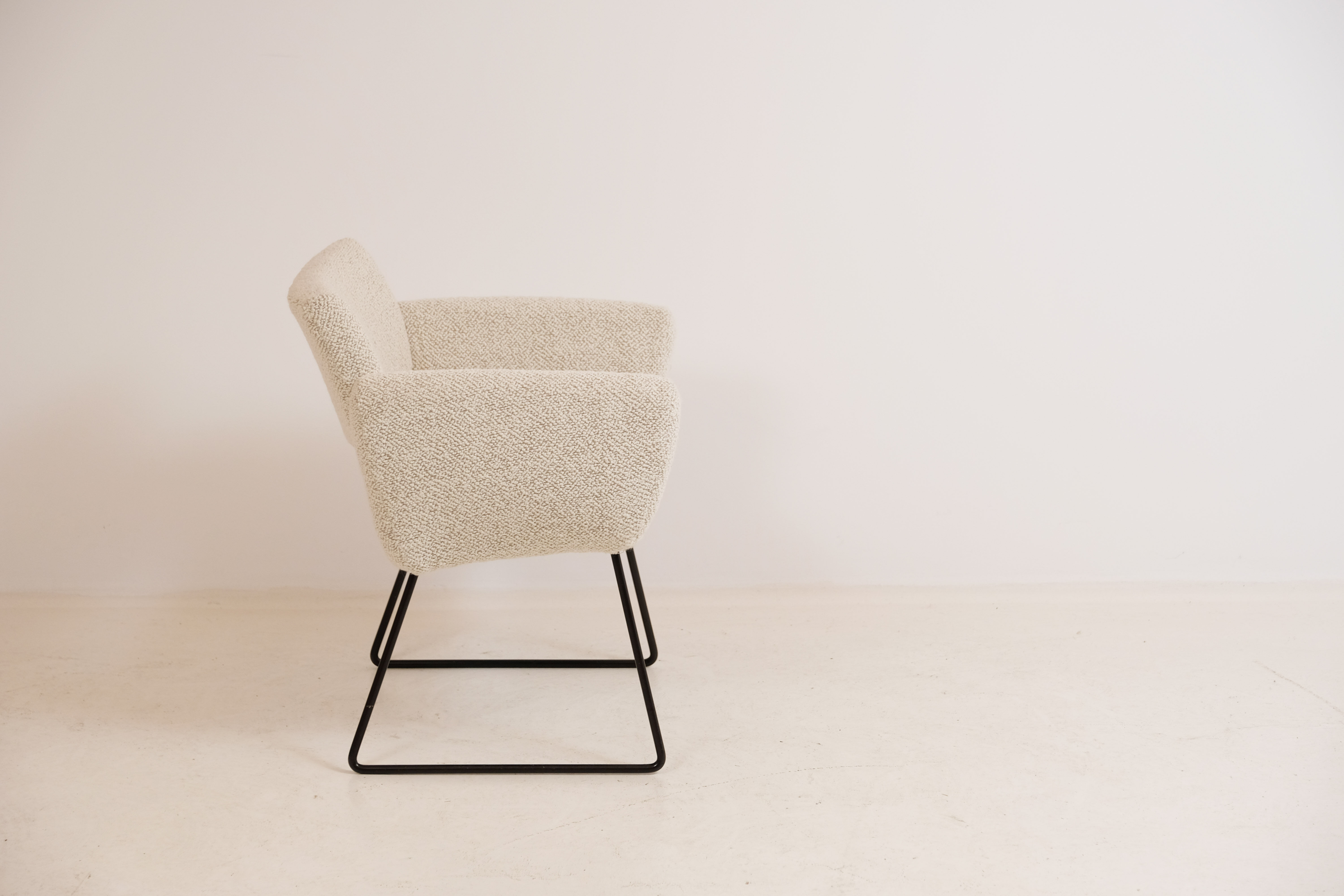 Pair of armchairs 763 by Joseph André Motte for Steiner 1950