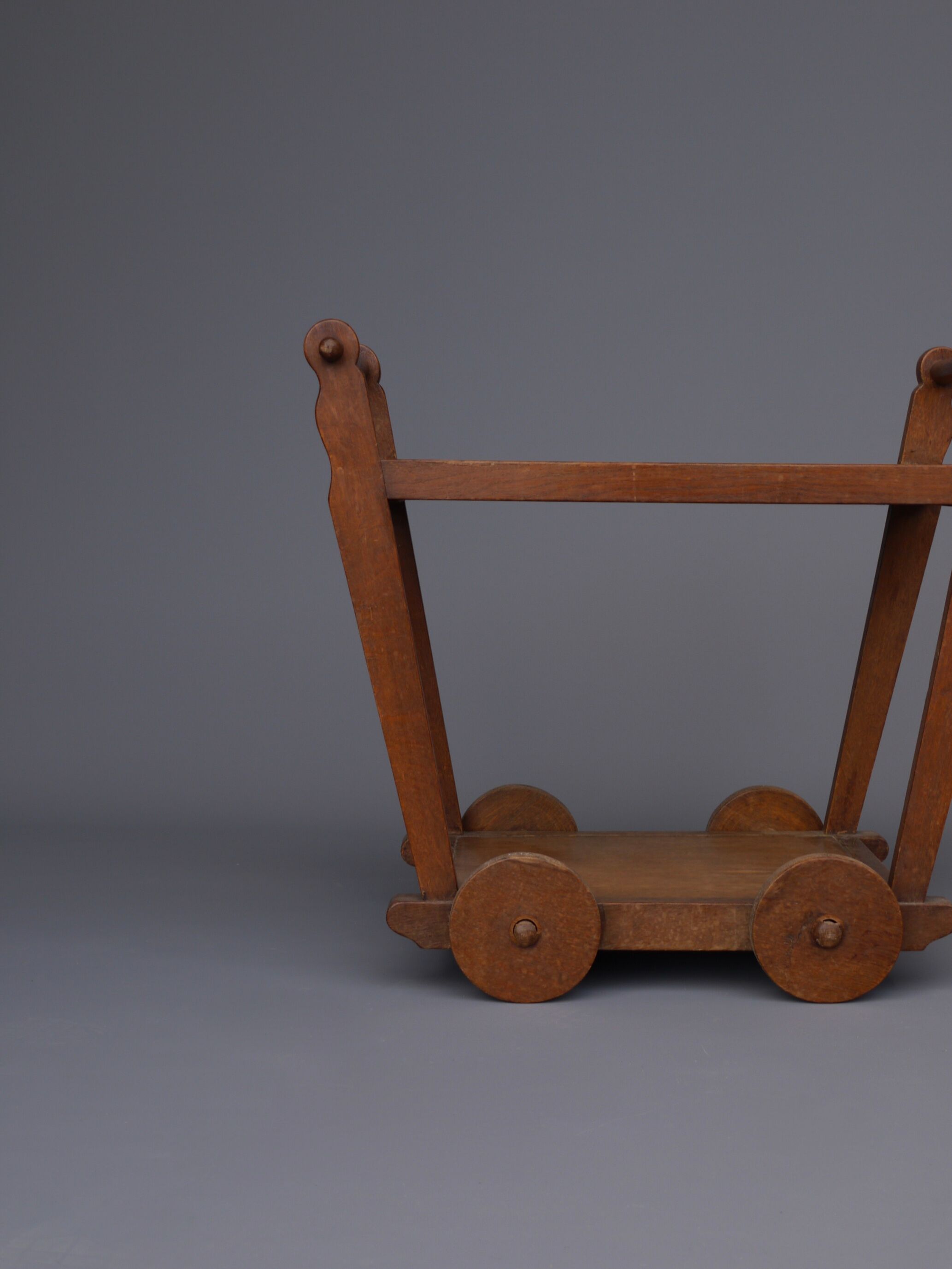 Dutch wooden tea trolley 1930s
