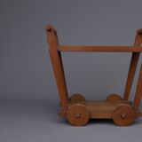 Dutch wooden tea trolley 1930s