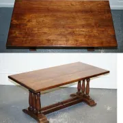 Vintage Rectangular Dining Table in Hardwood