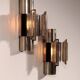 Danish Space Age wall sconces by Claus Bolby for Cebo Industri, 1970s