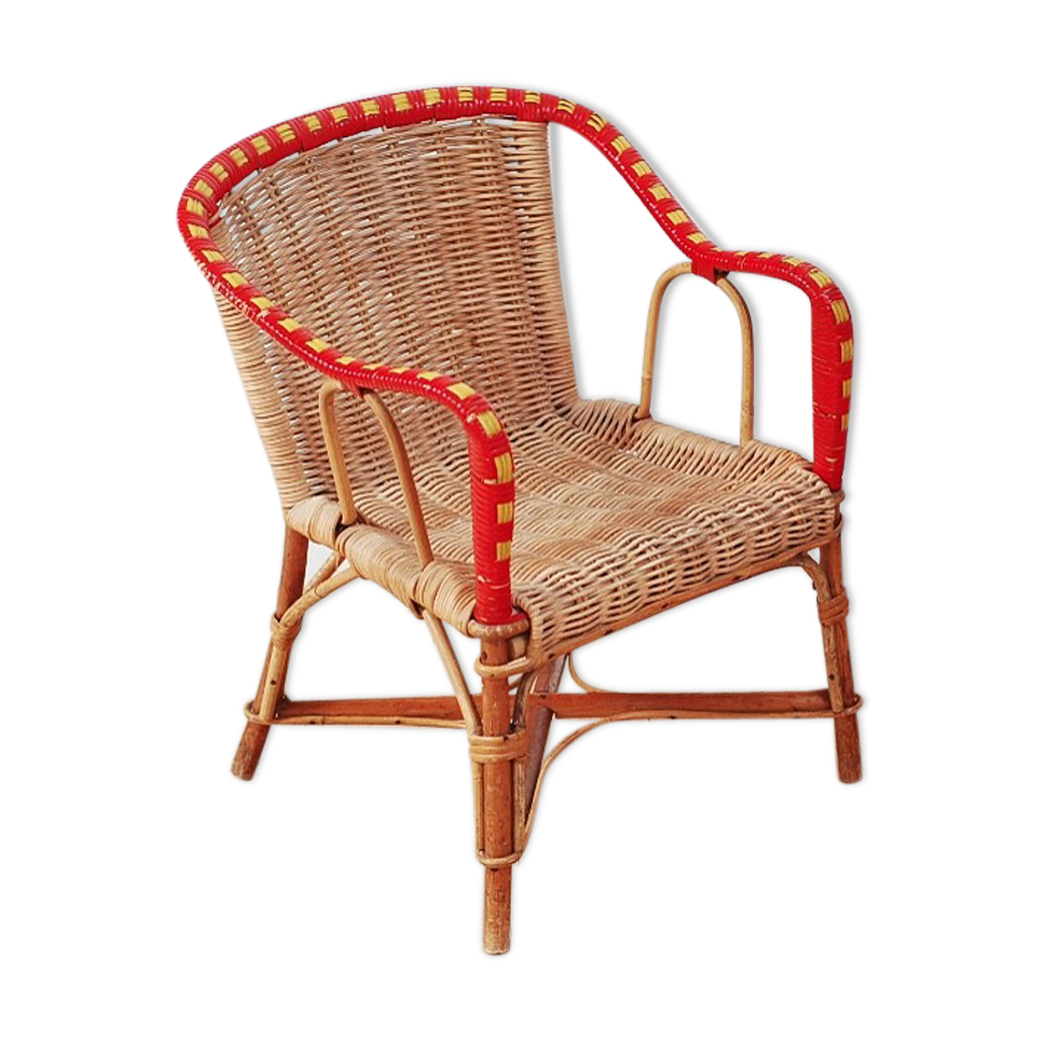 Chair child wicker