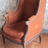 Eared shepherdess armchair