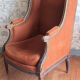 Fauteuil bergère à oreilles