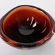 Swedish Burgundy Glass Bowl from Orrefors, 1960s