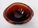 Swedish Burgundy Glass Bowl from Orrefors, 1960s