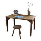 Oak desk with spindle legs, 1950s
