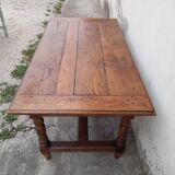 Rustic oak farmhouse table 19th -1m59
