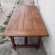 Rustic oak farmhouse table 19th -1m59