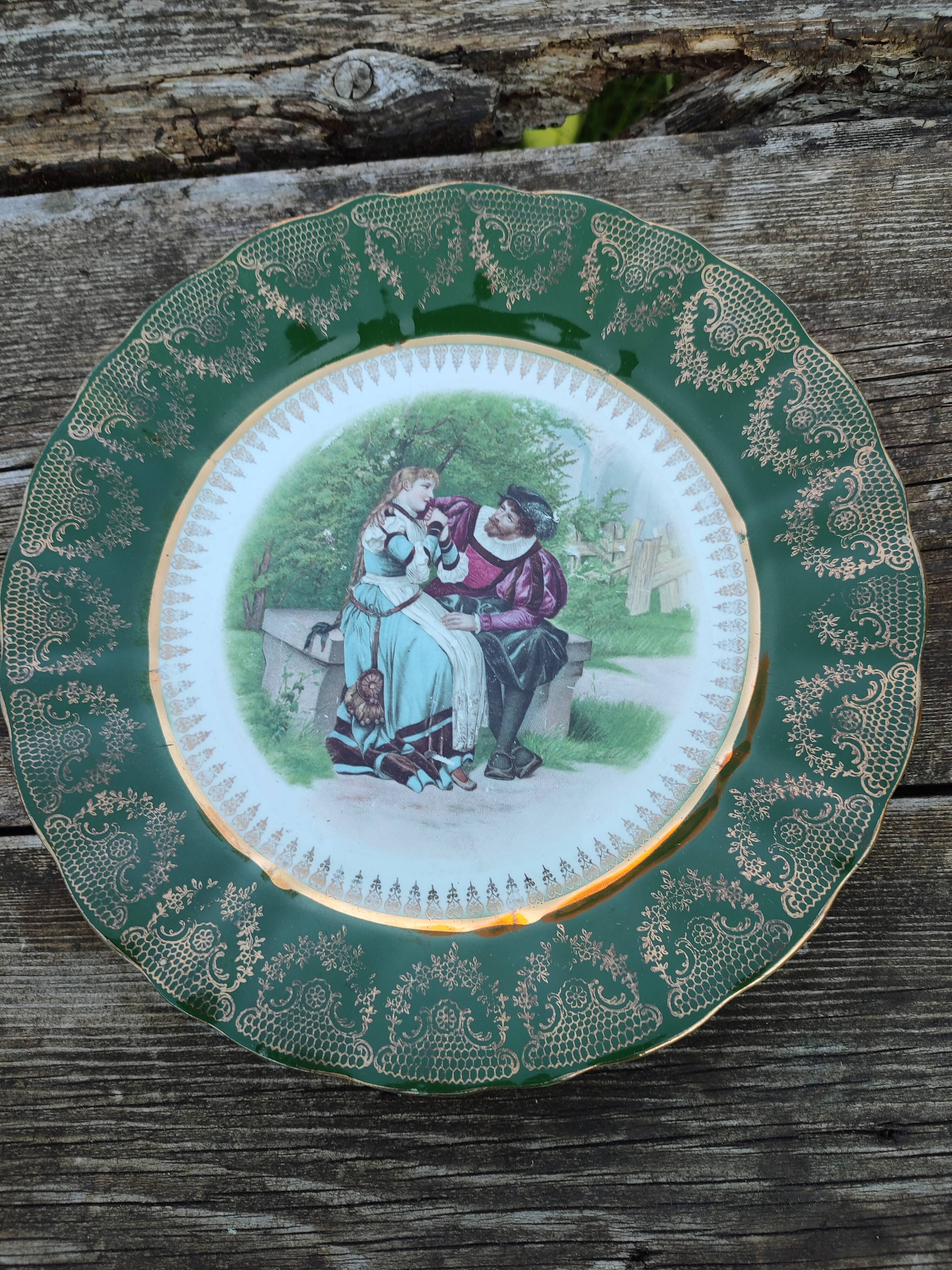 Antique ironstone plate