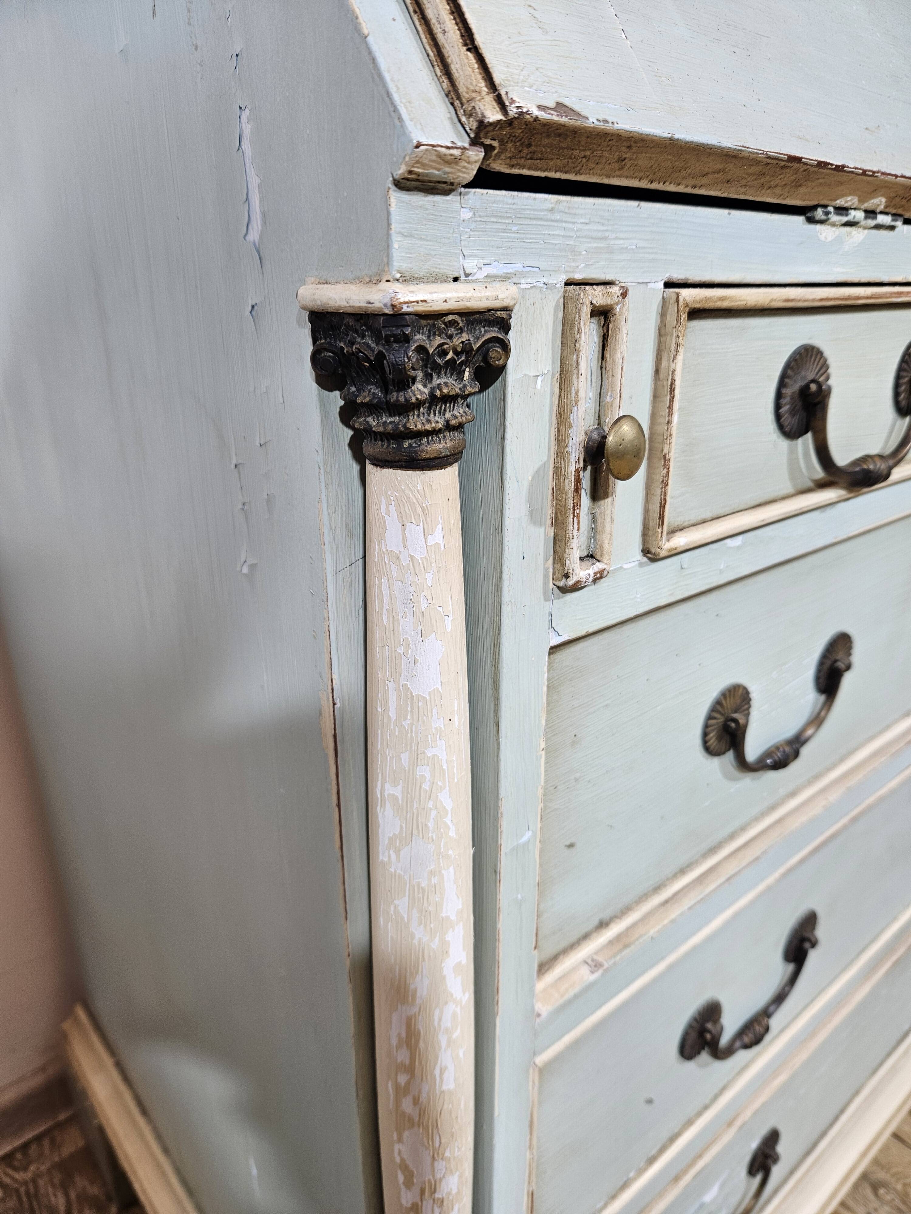 Secretary with a Biedermeier extension, Bookcase, first half of the 19th