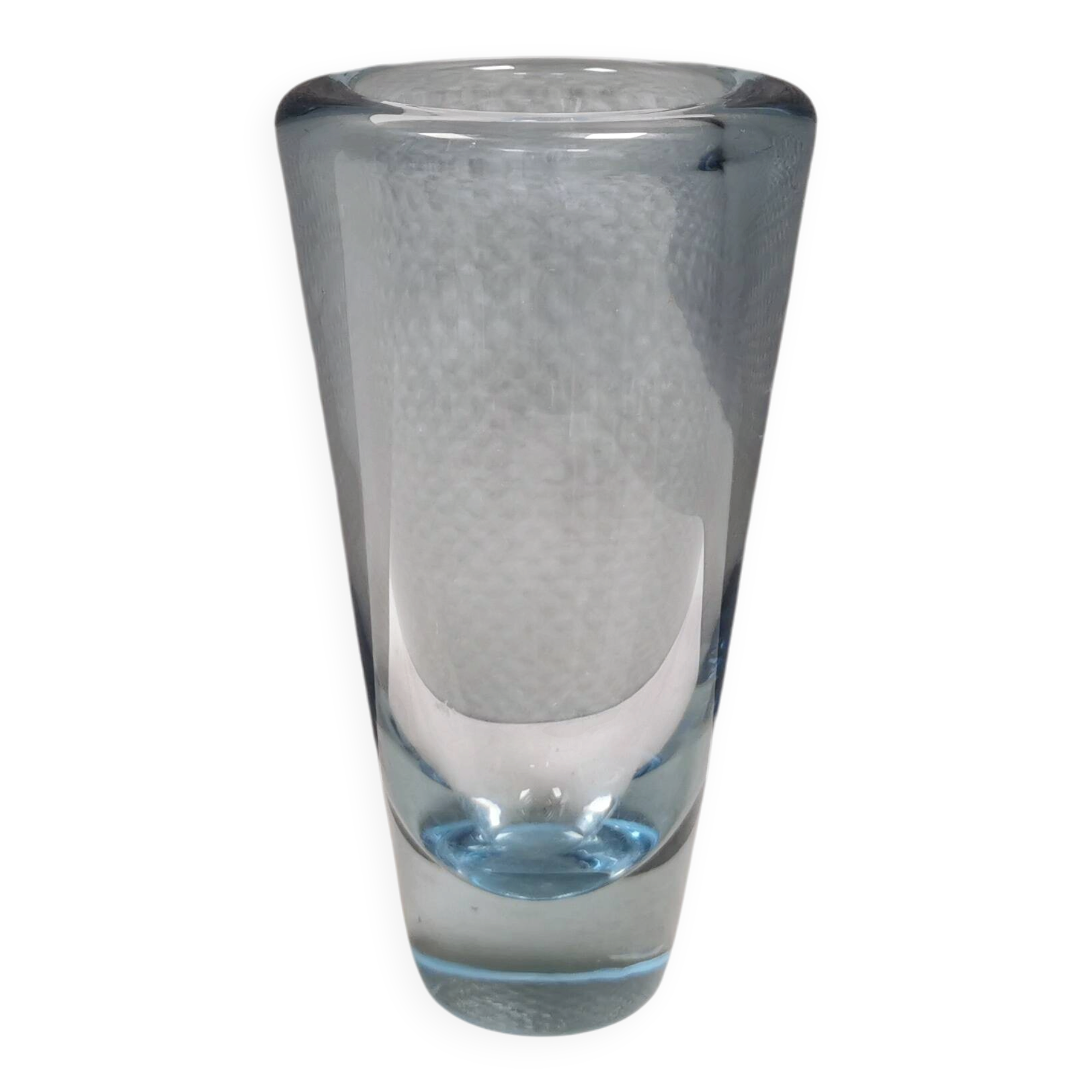 Vase from Holmegaard Denmark, designed by Per Lütken in 1961.