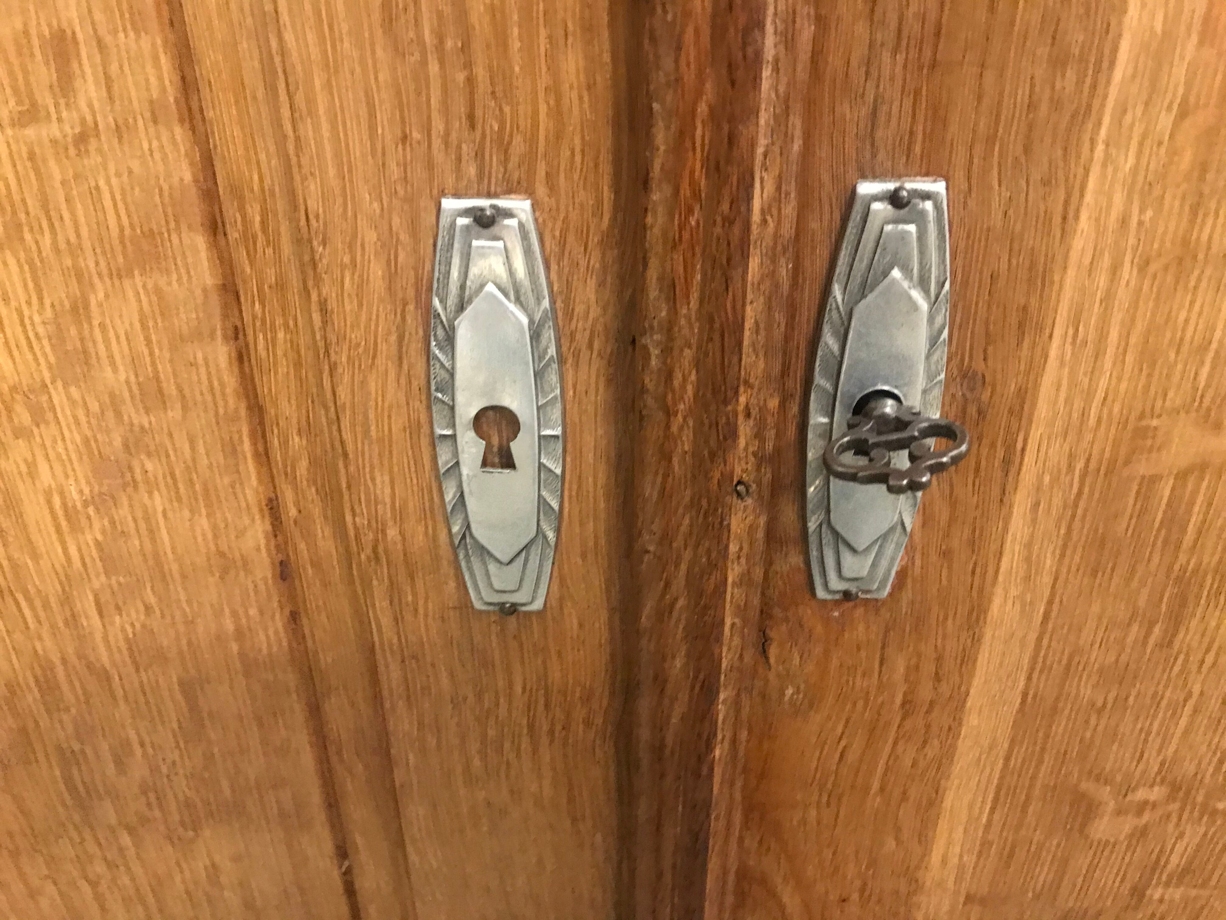 Wardrobe - Vintage solid oak pendant 1950