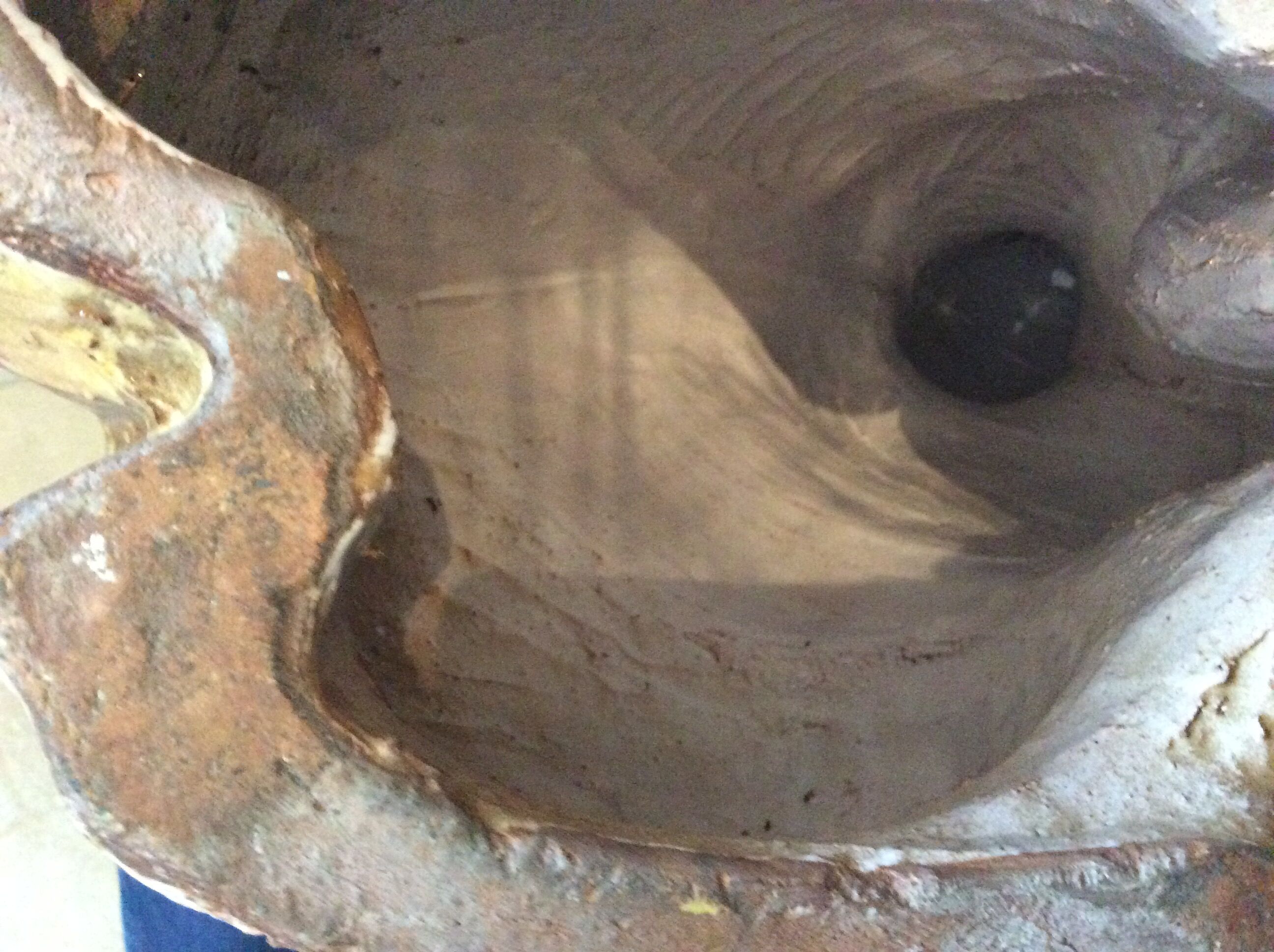 Enamelled terracotta leopard from the 60s Italy