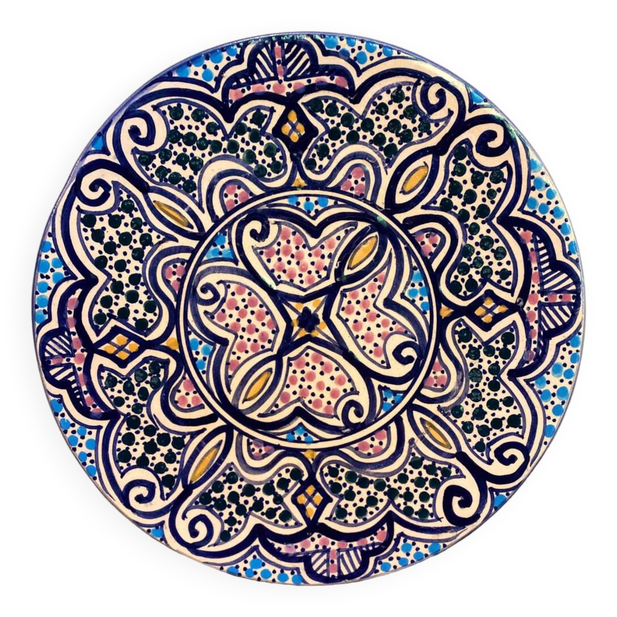 Ethnic decoration plate