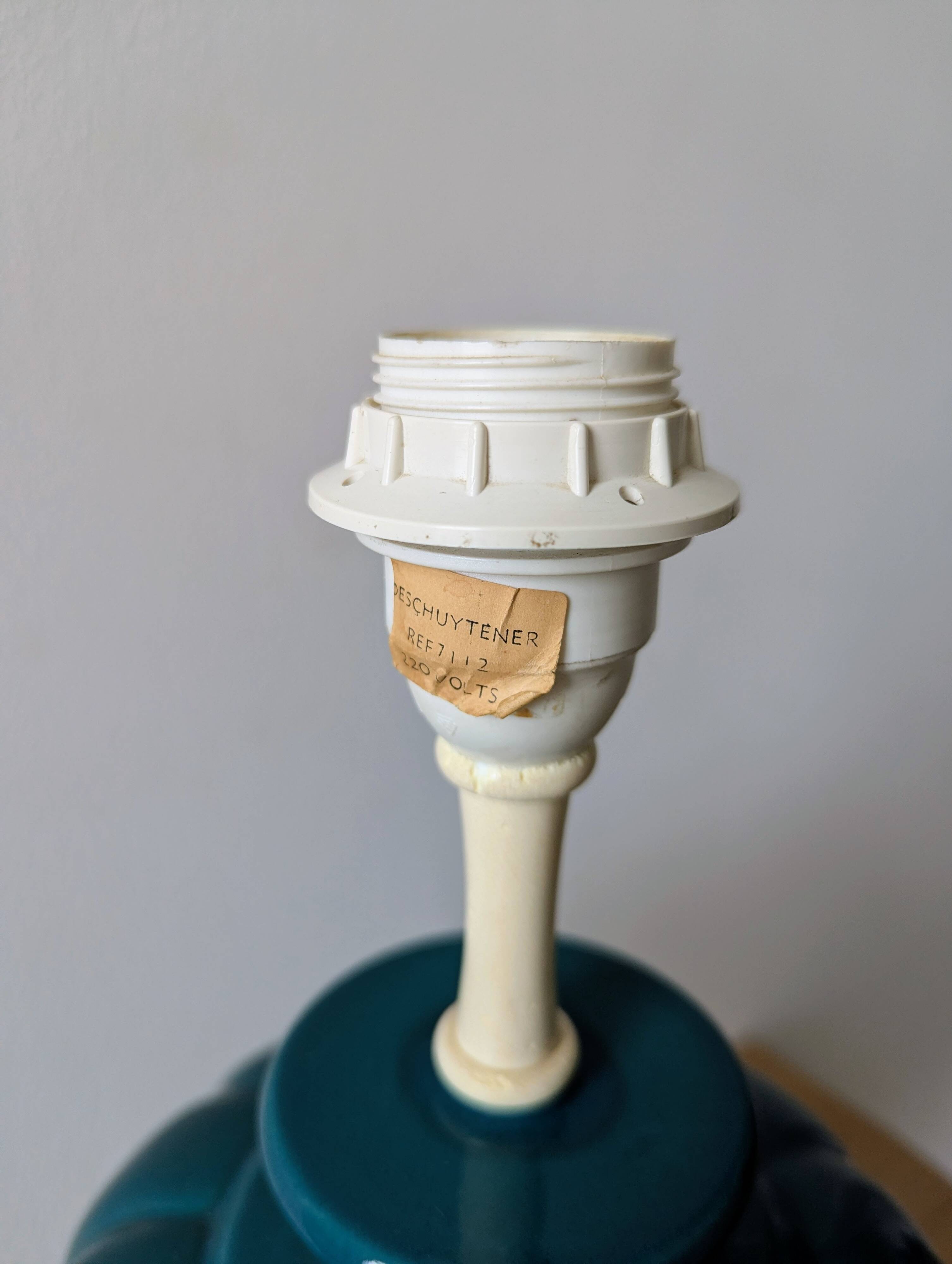 Deschuytener green ceramic lamp base
