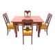 Table with four chairs from the early 20th century