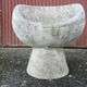 Vintage robert pansart outdoor armchair for elo in fiber cement.
