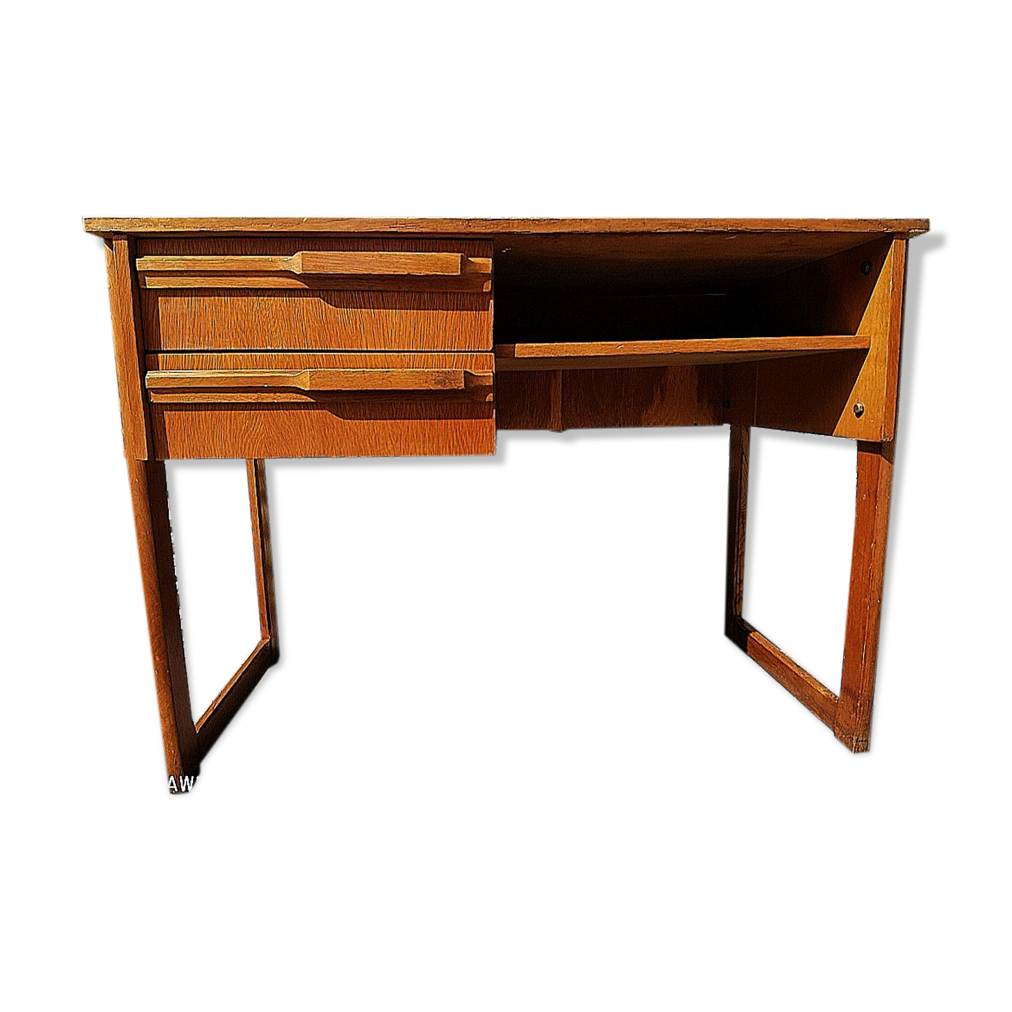 60s Scandinavian design wooden desk