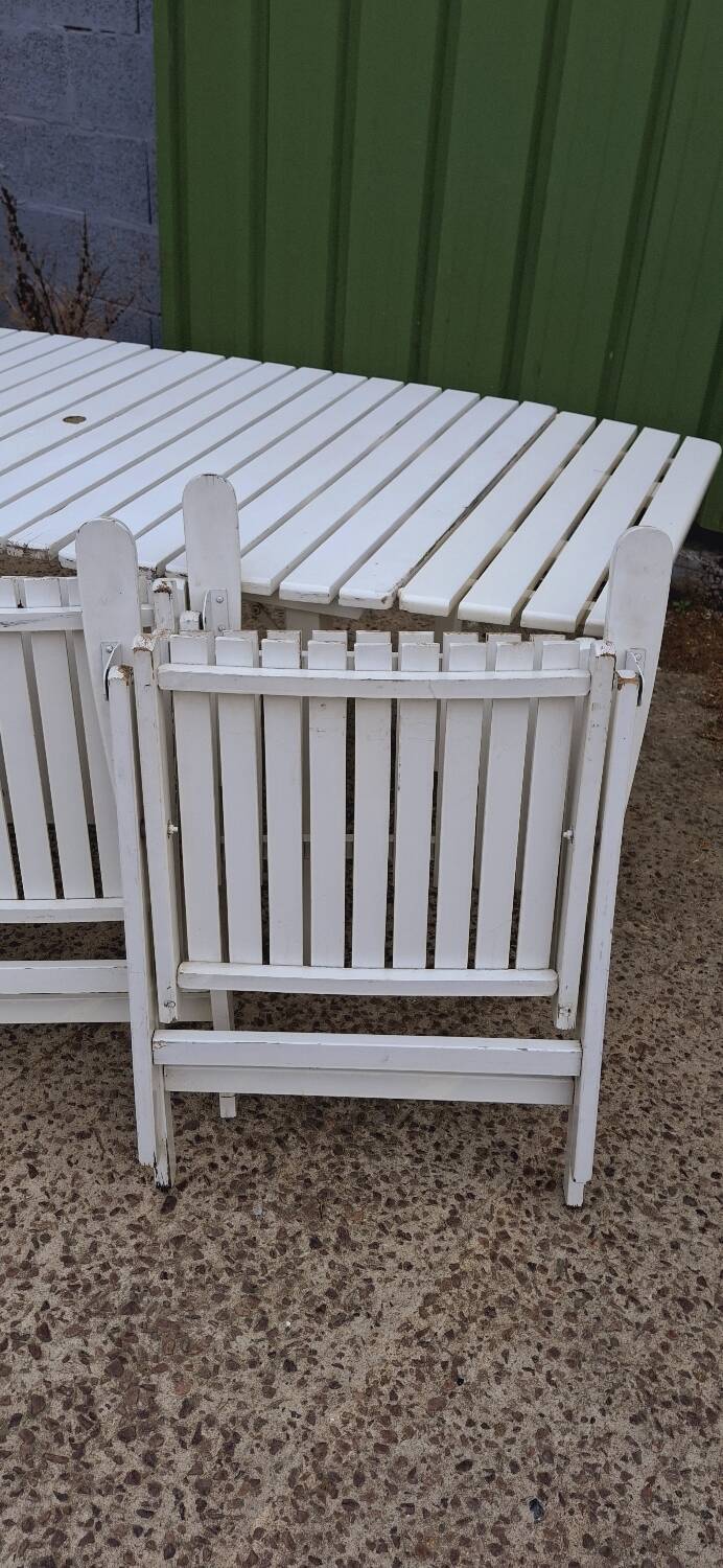 Antique garden furniture