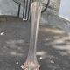 Art Deco pale pink glass faceted soliflore