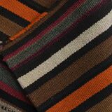 Vintage bath mat - Striped kilim