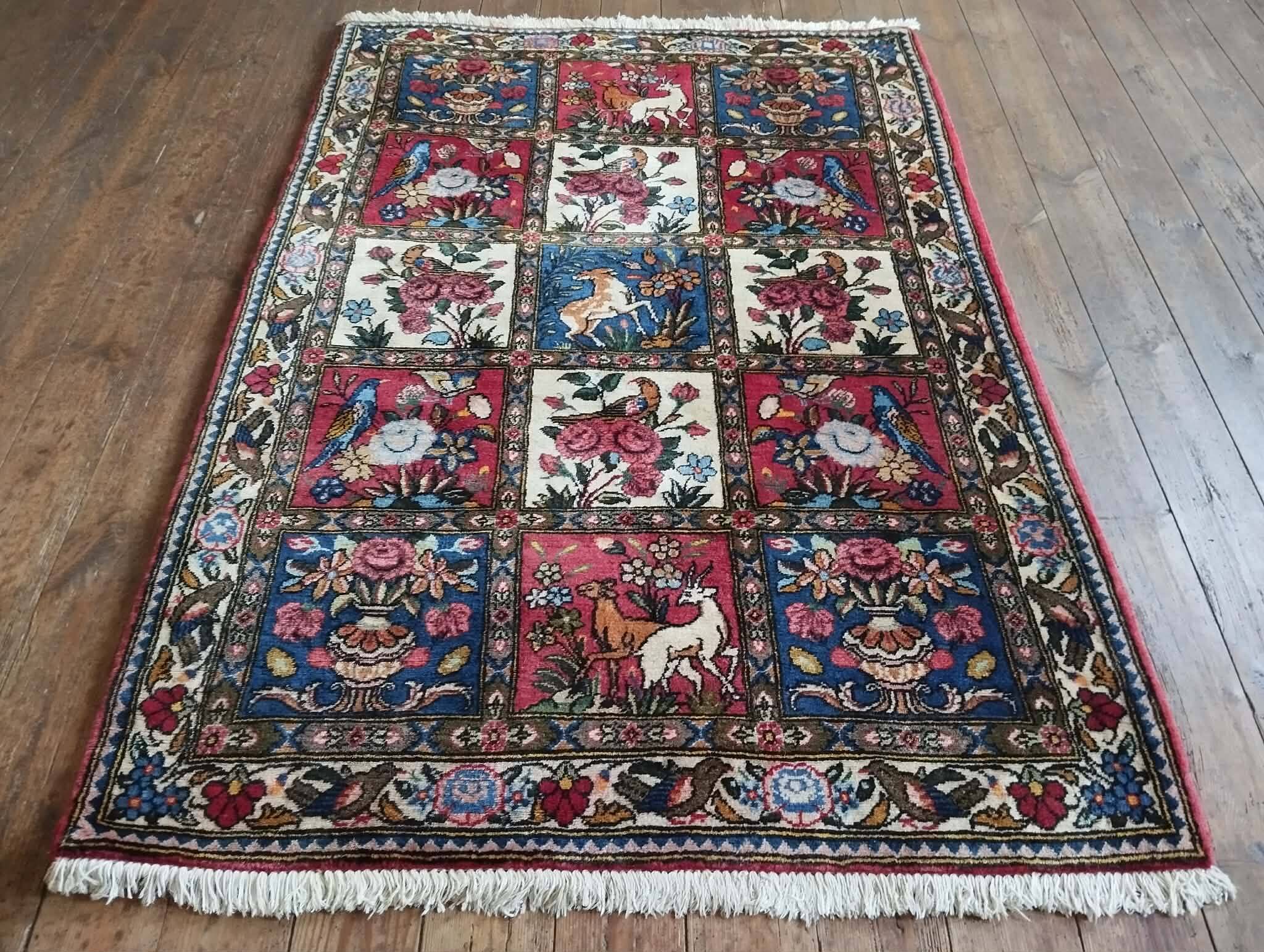 Handmade Bachtiar Djahad Persian rug 160x108cm