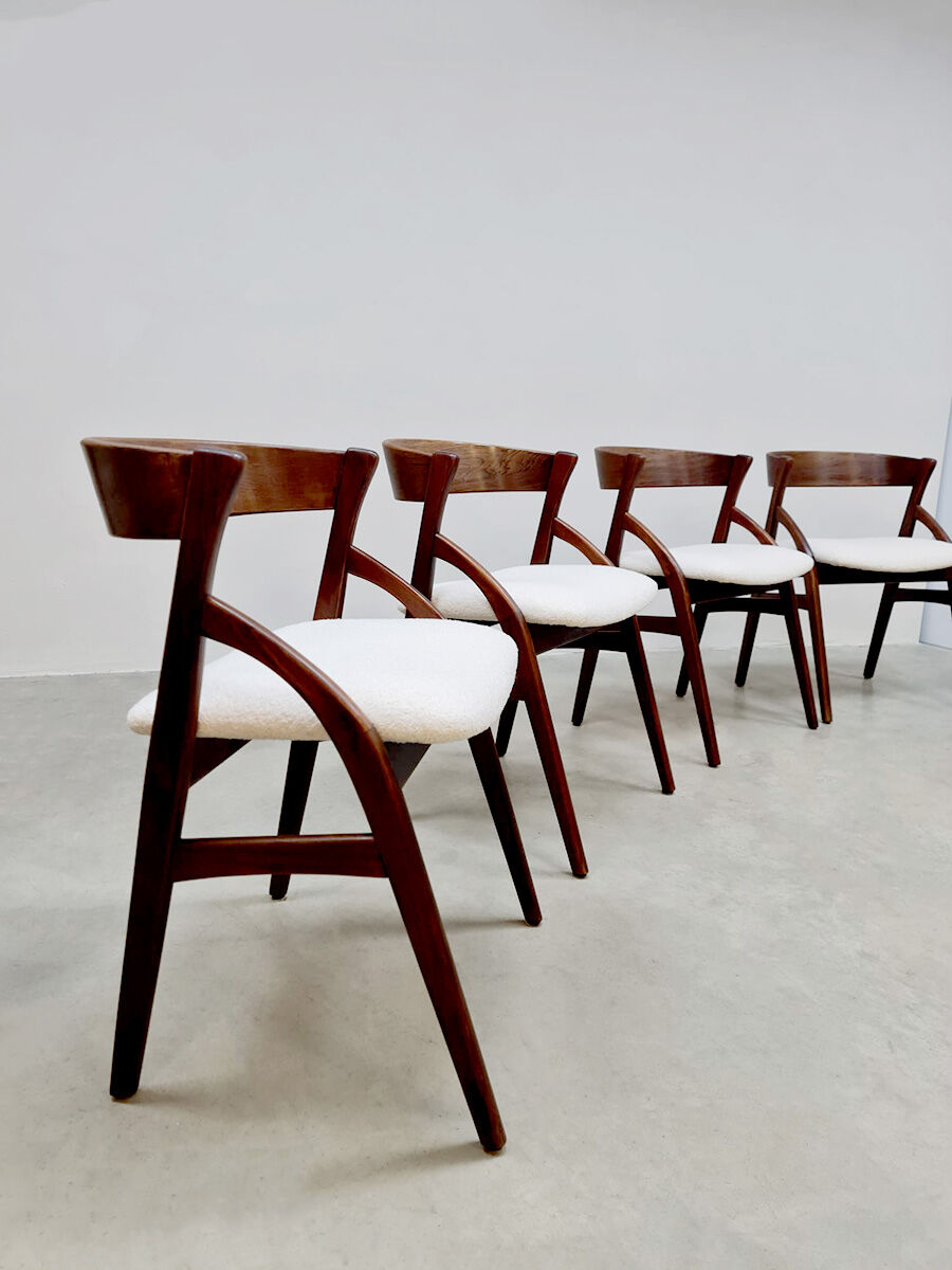 Vintage dining armchairs Denmark 1960