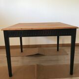 Old square table art deco style
