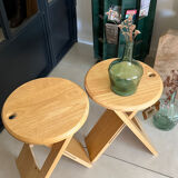 Pair of Folding Stools "Suzy" by Adrian Reed