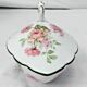 Sugar bowl with its lid in Limoges porcelain by Bernardaud.