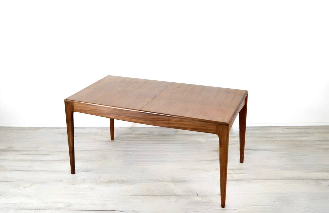 Midcentury Extending Table In Afromosia By A. Younger.